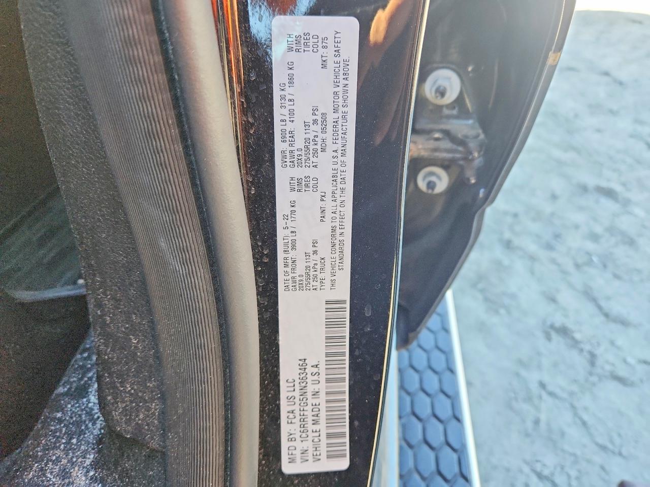 2022 RAM 1500