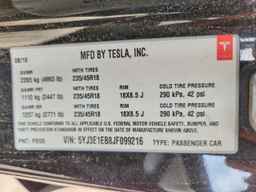 2018 TESLA MODEL 3