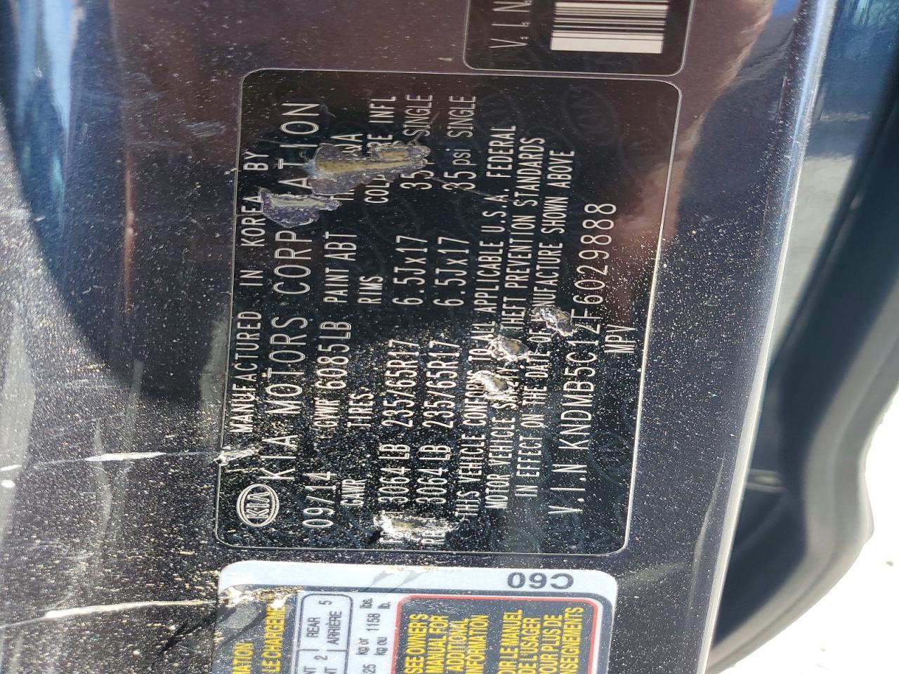 2015 KIA SEDONA