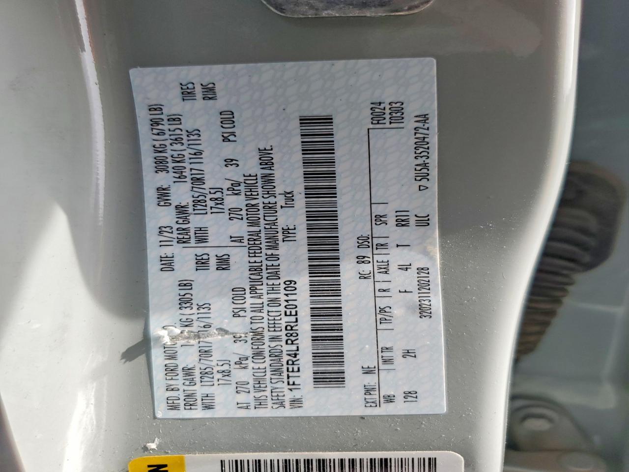 2024 FORD RANGER