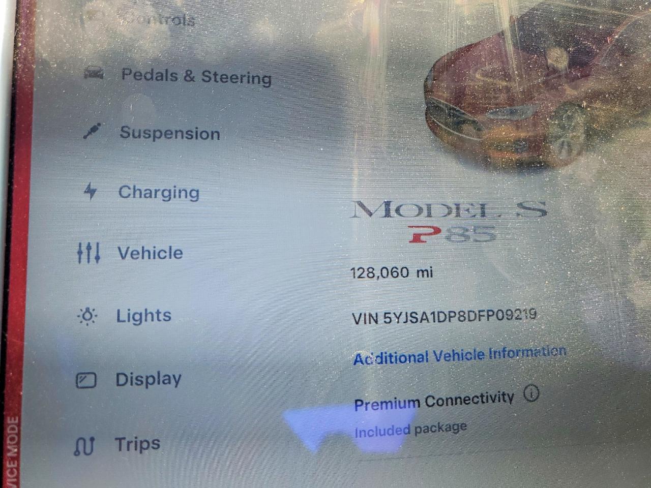 2013 TESLA MODEL S