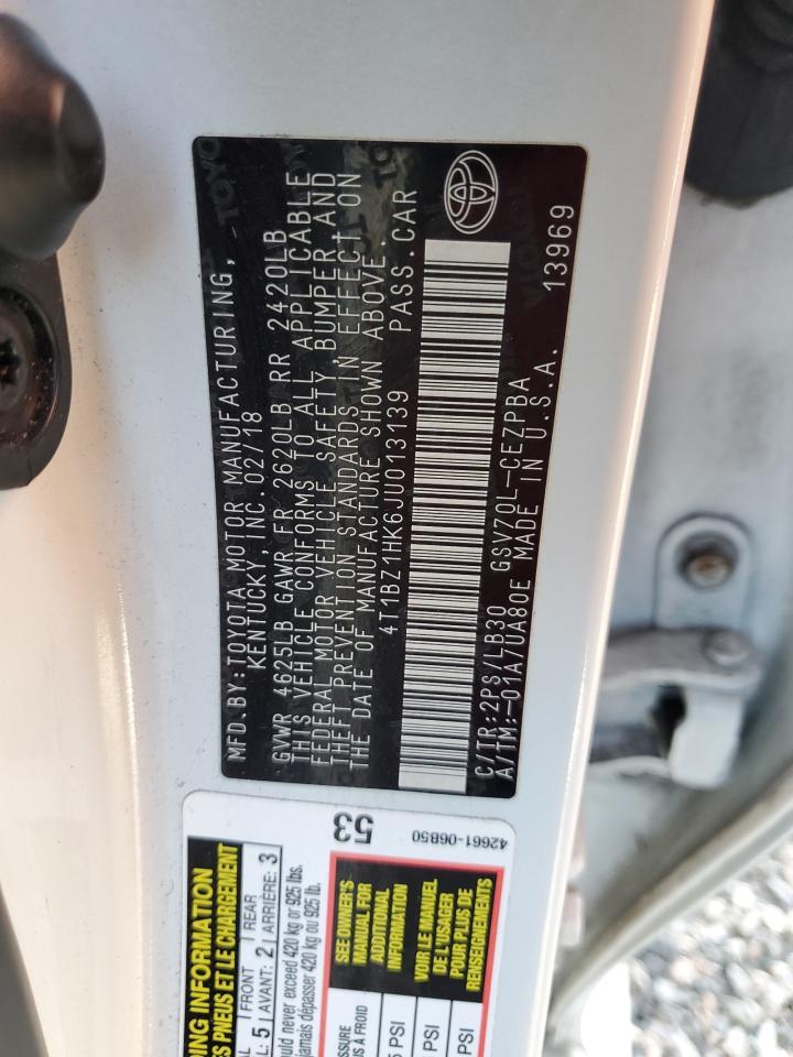 2018 TOYOTA CAMRY