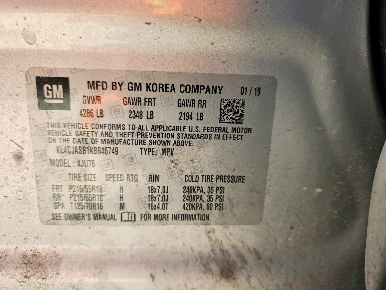 2019 BUICK ENCORE