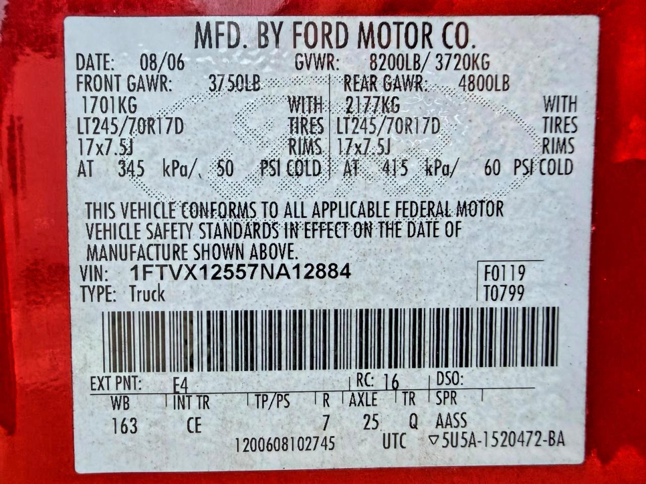 2007 FORD F-150 Lightning