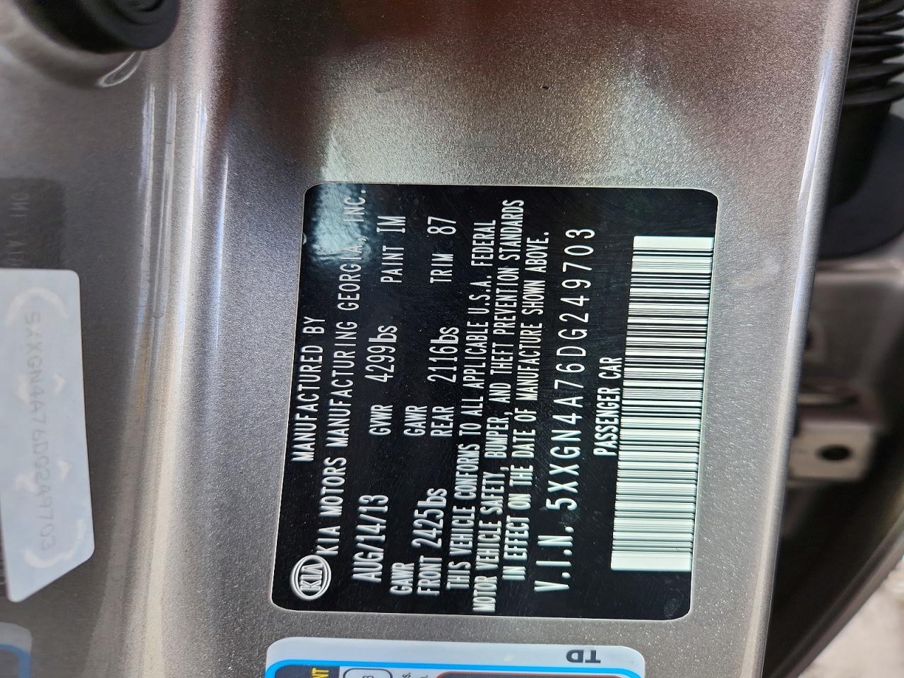 2013 KIA OPTIMA