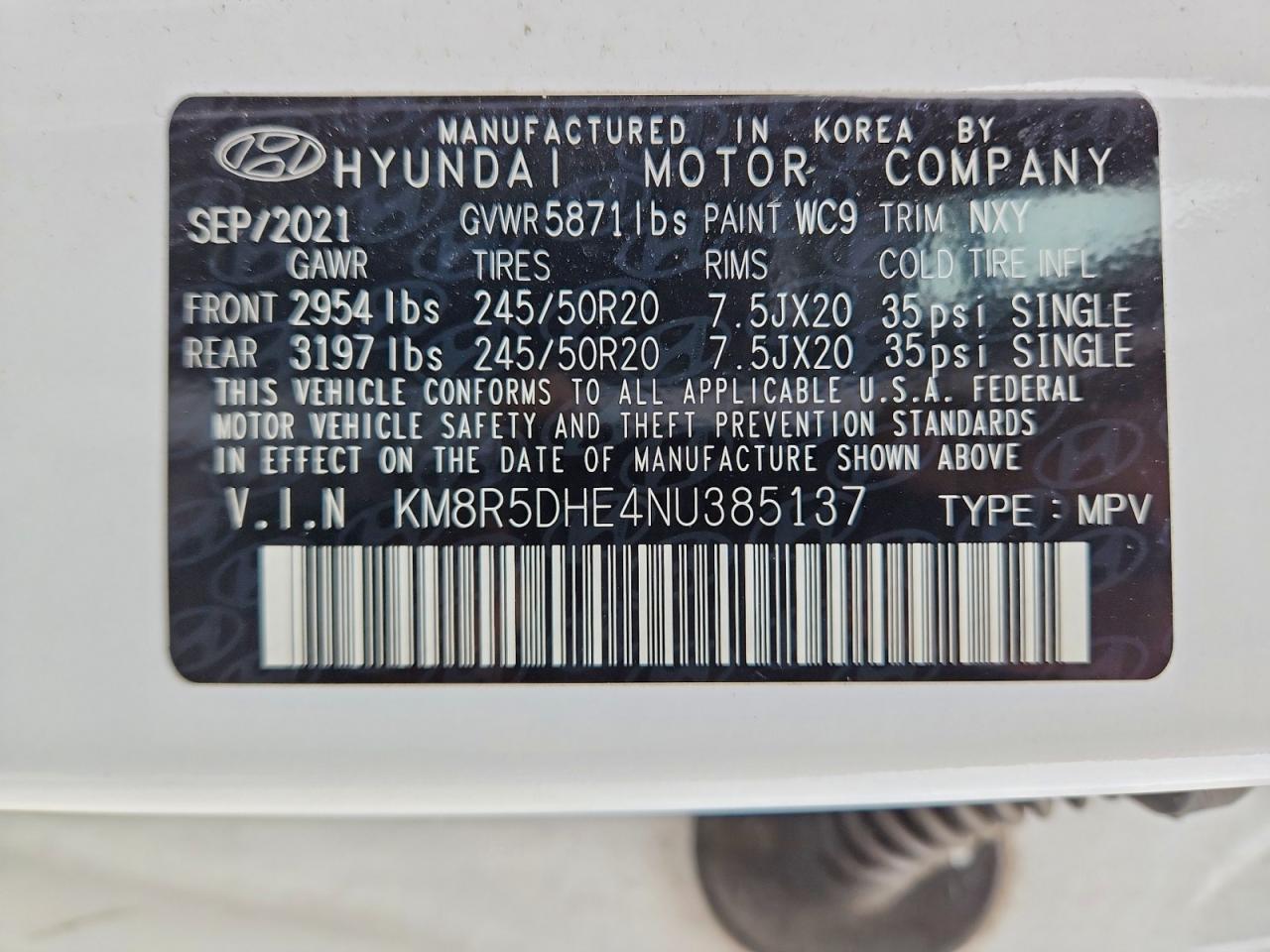 2022 HYUNDAI Palisade