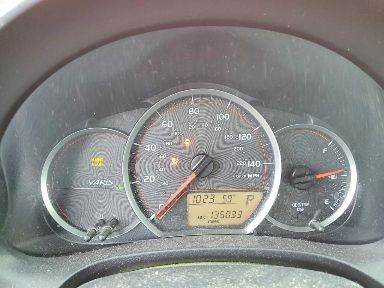 2012 TOYOTA YARIS