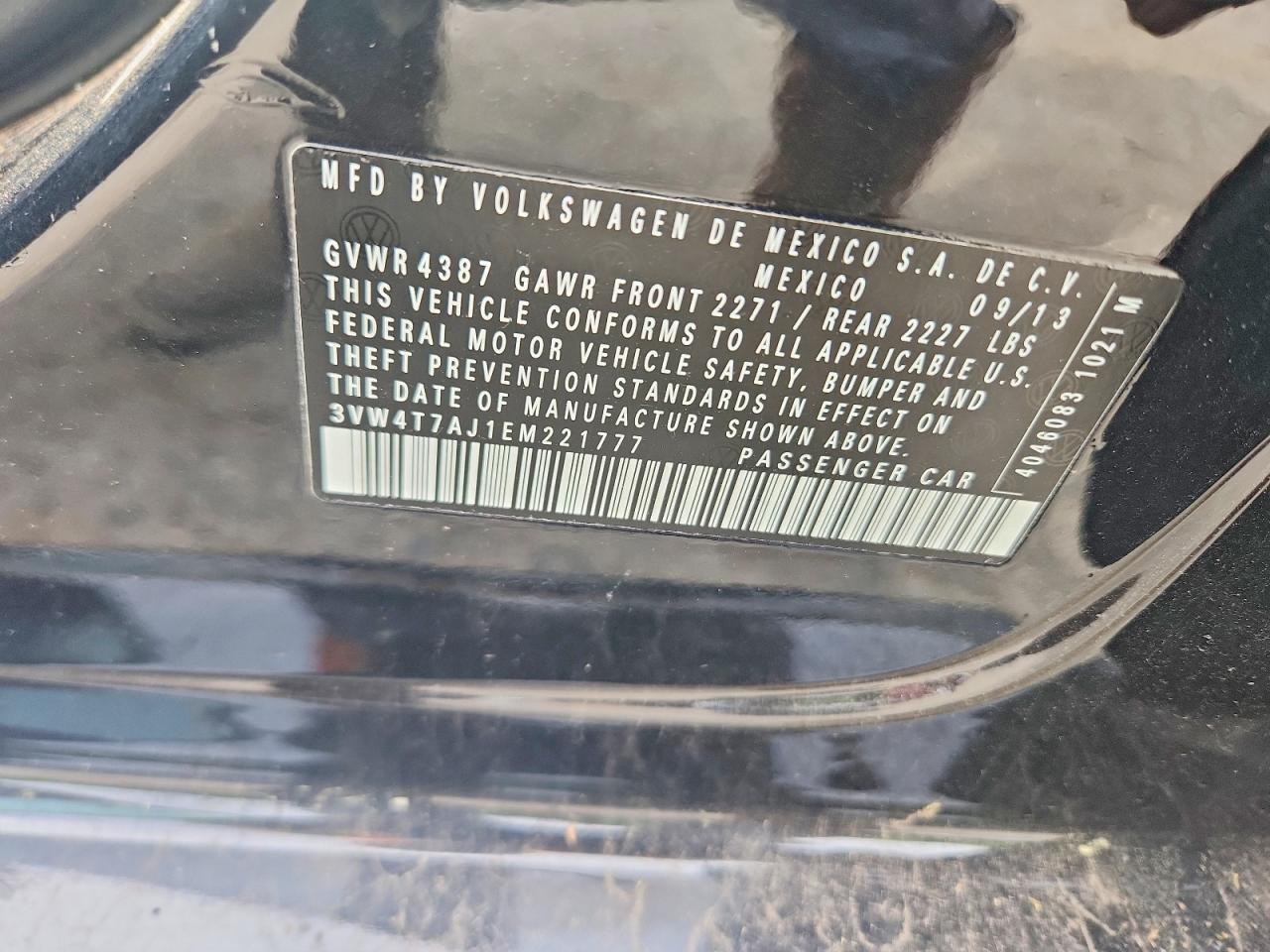 2014 VOLKSWAGEN JETTA