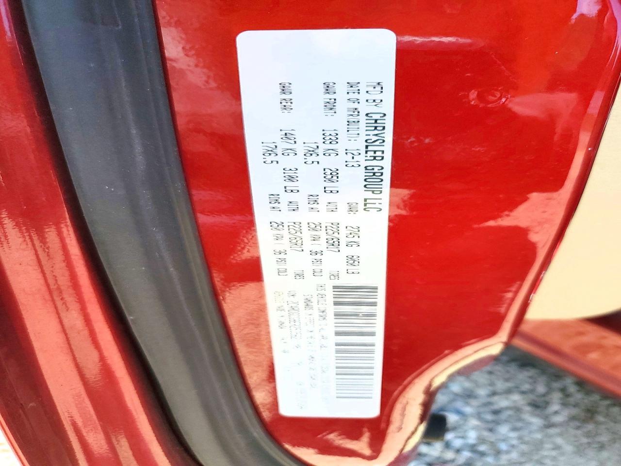 2014 DODGE GRAND CARAVAN
