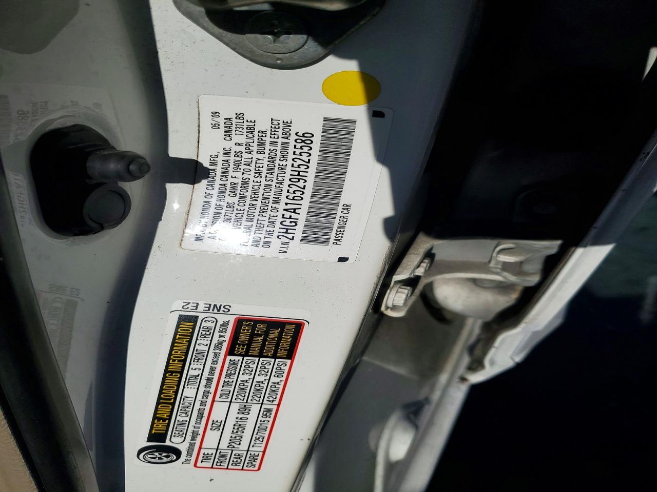 2009 HONDA CIVIC