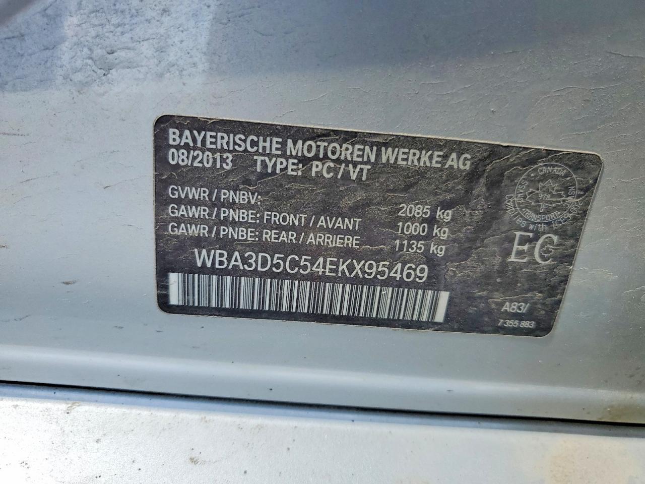 2014 BMW 3 SERIES