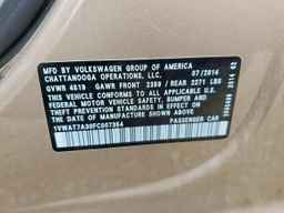 2015 VOLKSWAGEN Passat