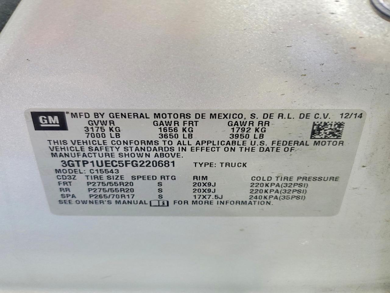 2015 GMC Sierra