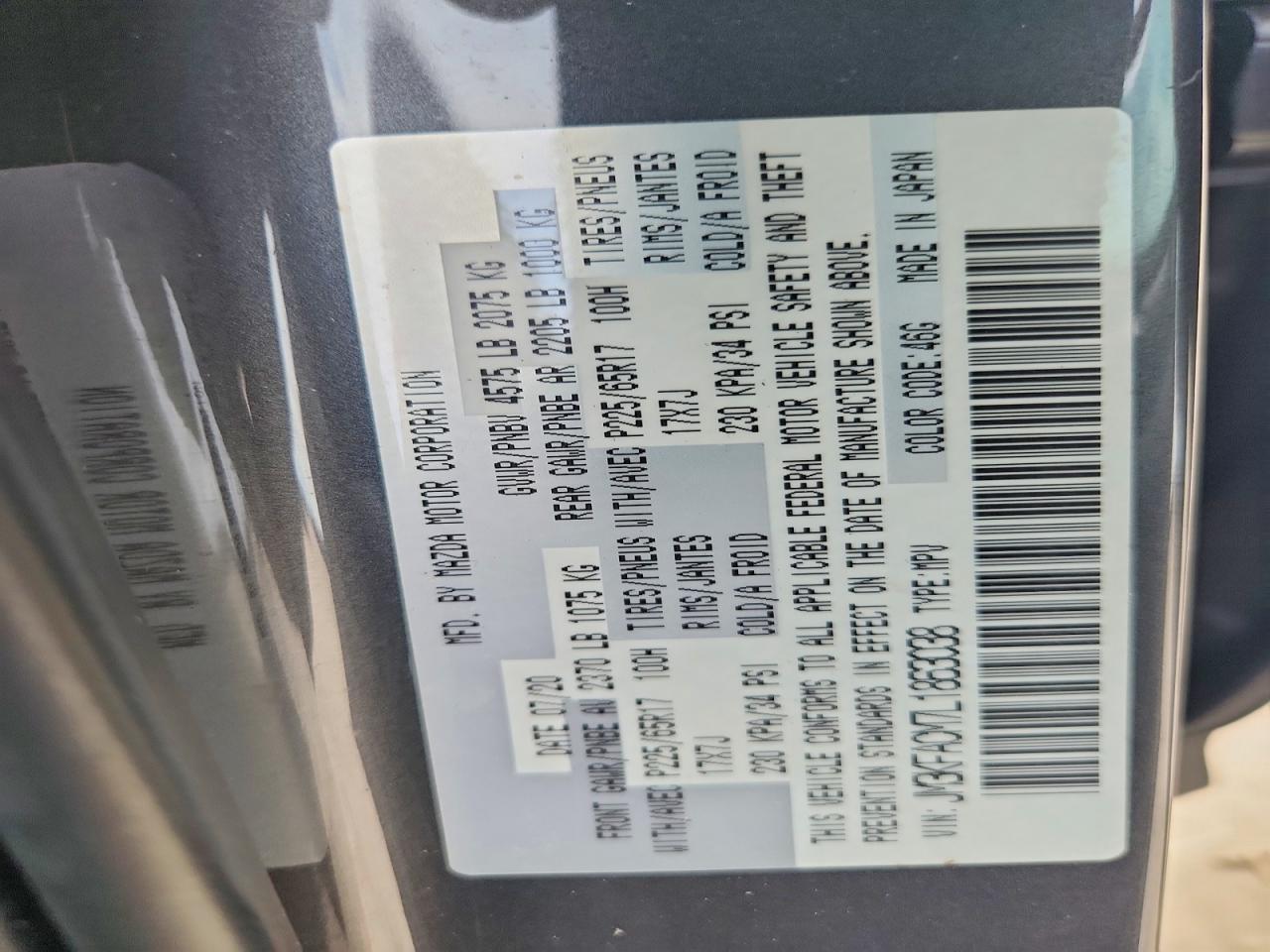 2020 MAZDA CX-5