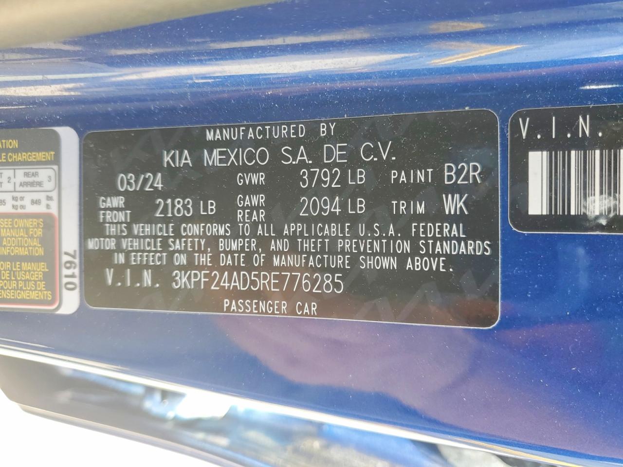 2024 KIA FORTE