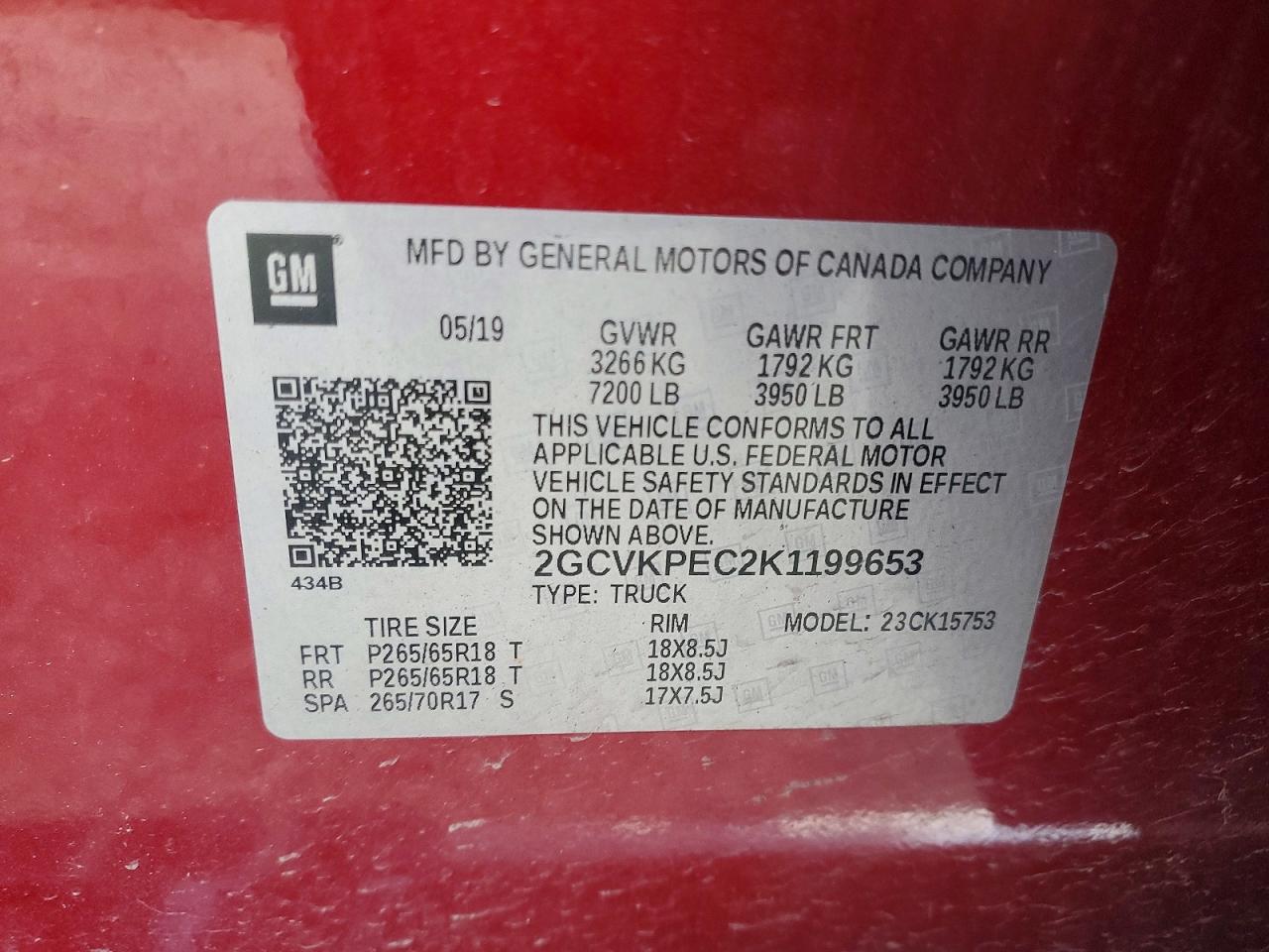 2019 CHEVROLET Silverado