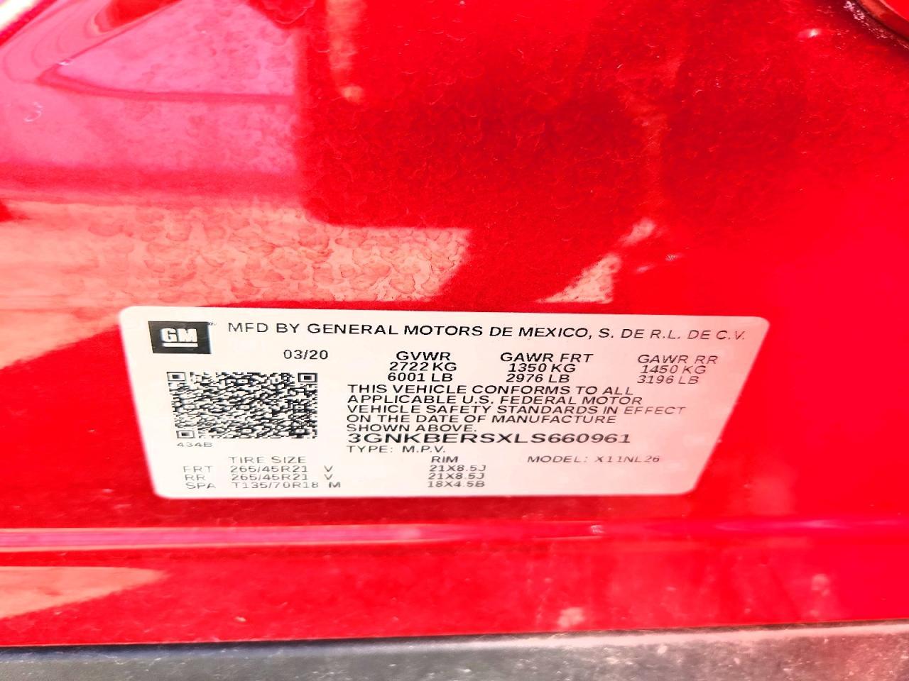2020 CHEVROLET BLAZER