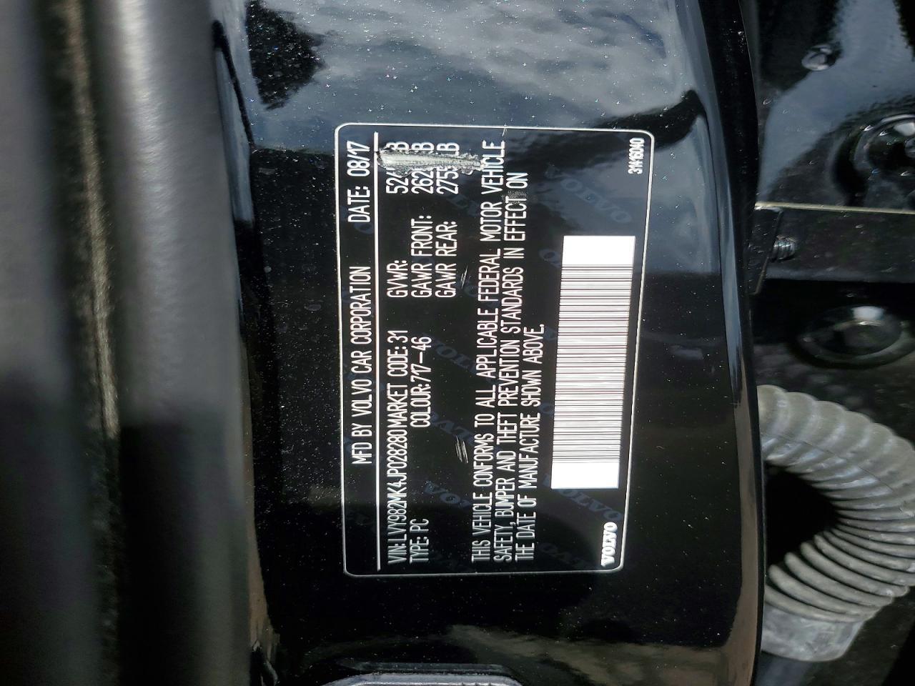2018 VOLVO S90