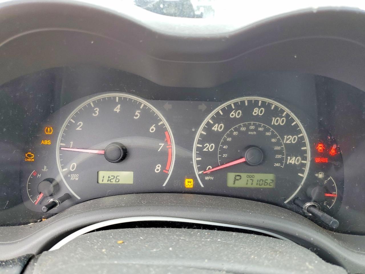 2009 TOYOTA COROLLA
