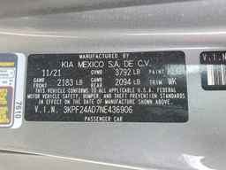 2022 KIA FORTE