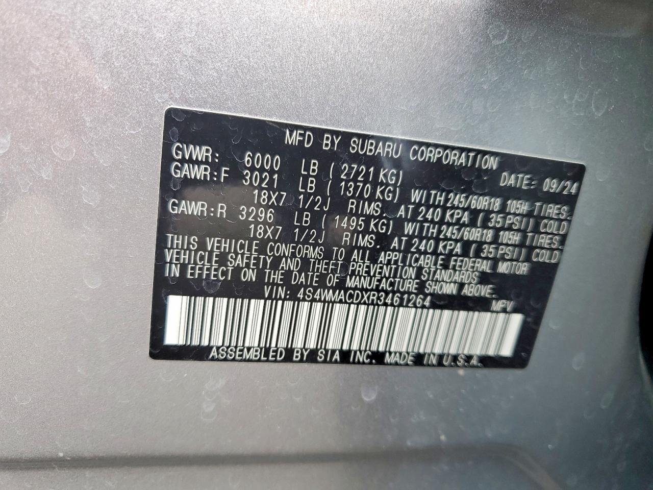 2024 SUBARU Ascent