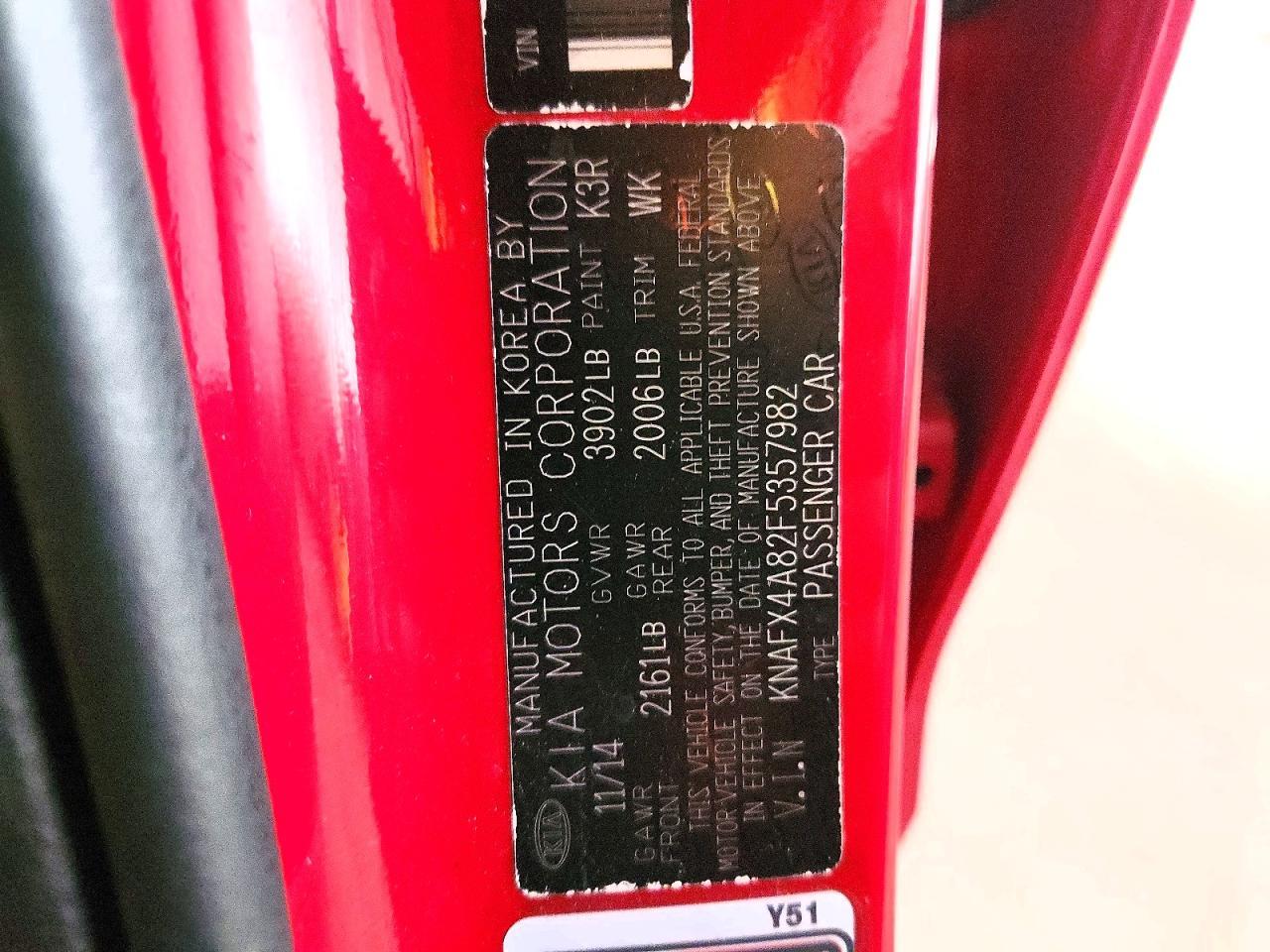2015 KIA FORTE