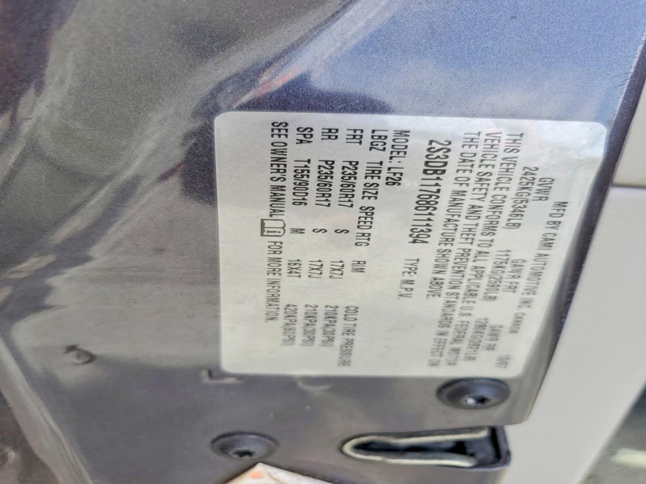 2008 SUZUKI Xl-7