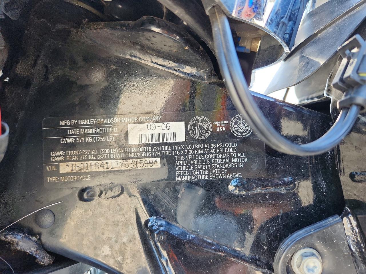 2007 HARLEY-DAVIDSON FLHRCI