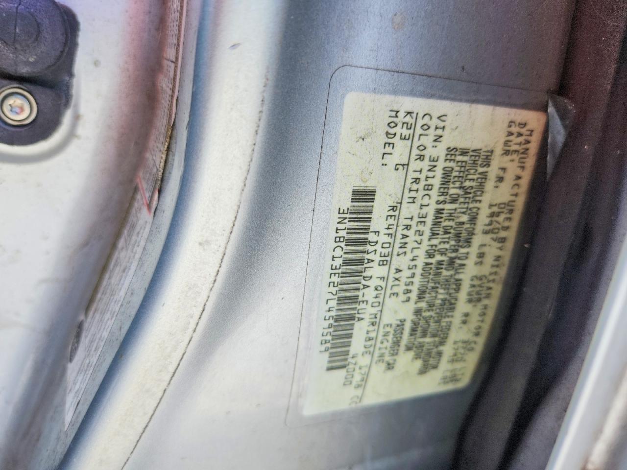 2007 NISSAN VERSA