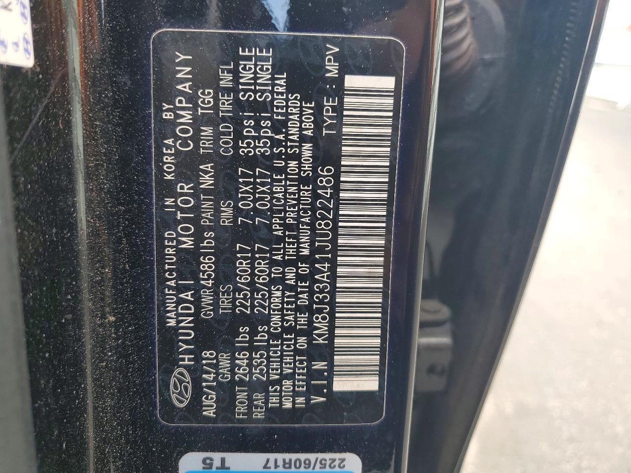 2018 HYUNDAI TUCSON