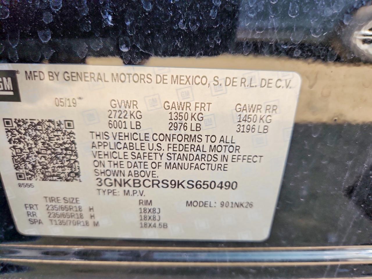 2019 CHEVROLET BLAZER