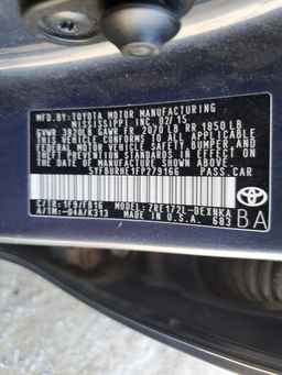 2015 TOYOTA COROLLA