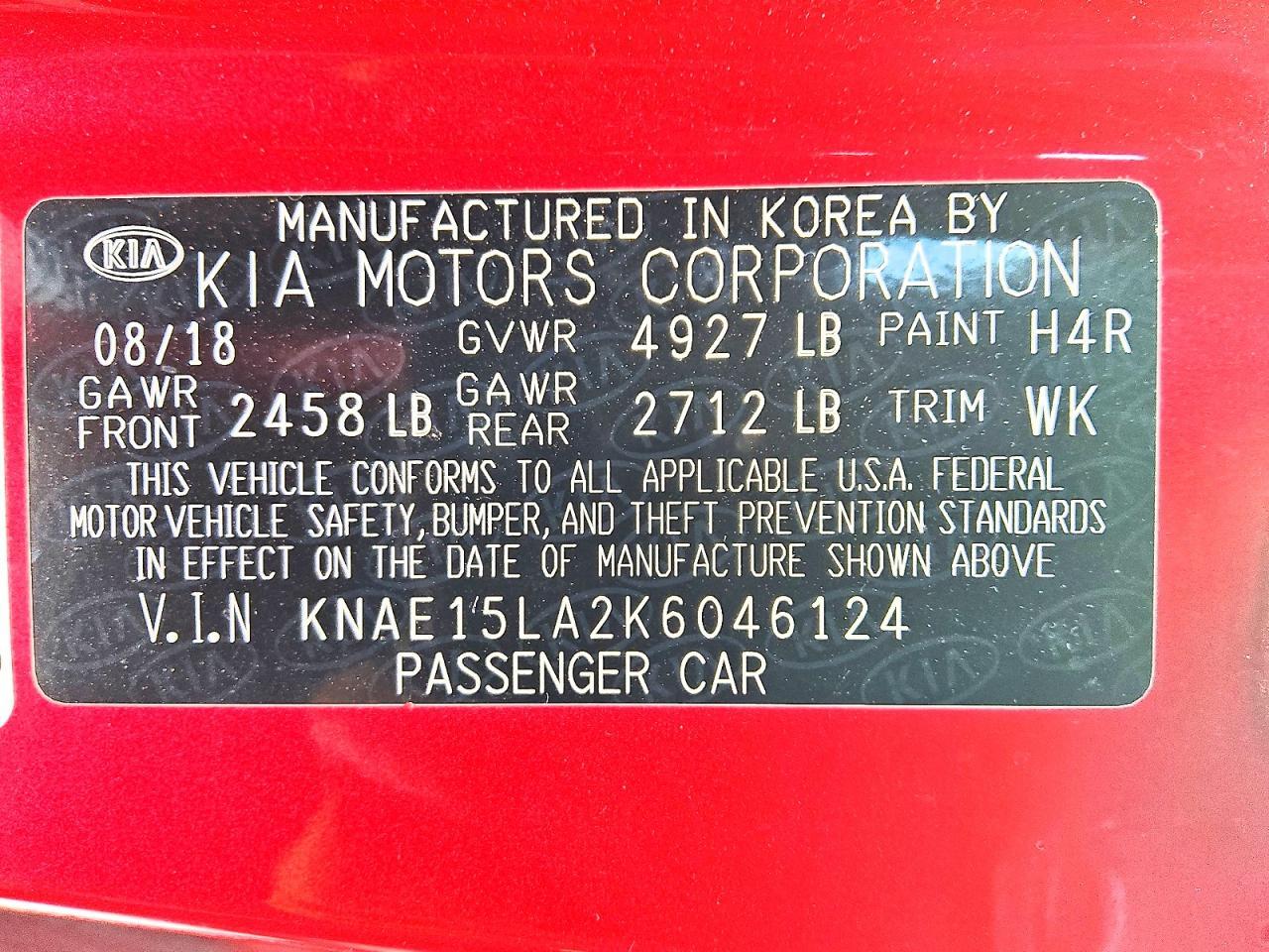 2019 KIA Stinger