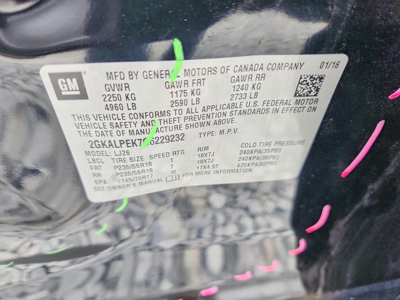 2016 GMC Terrain
