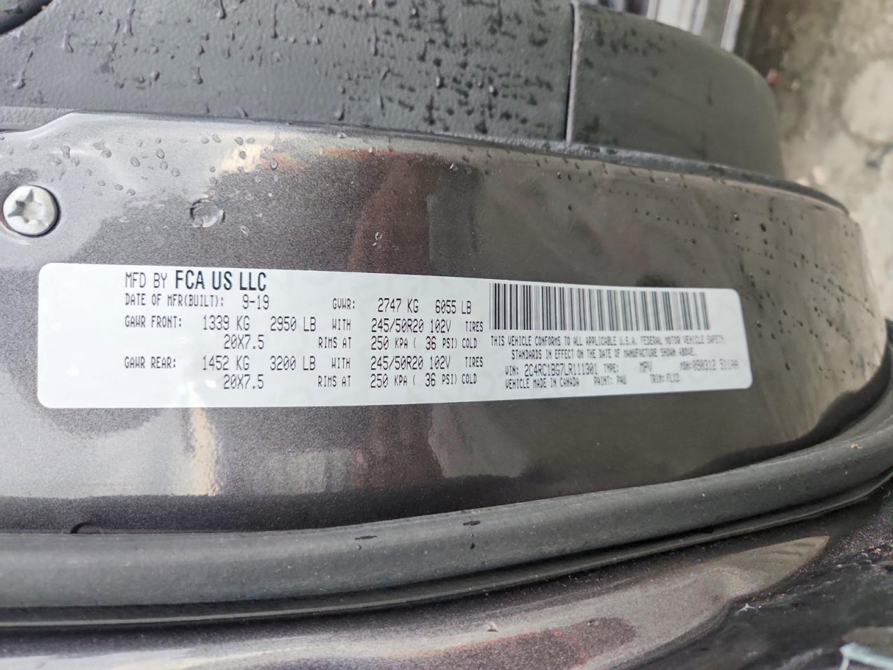 2020 CHRYSLER Pacifica