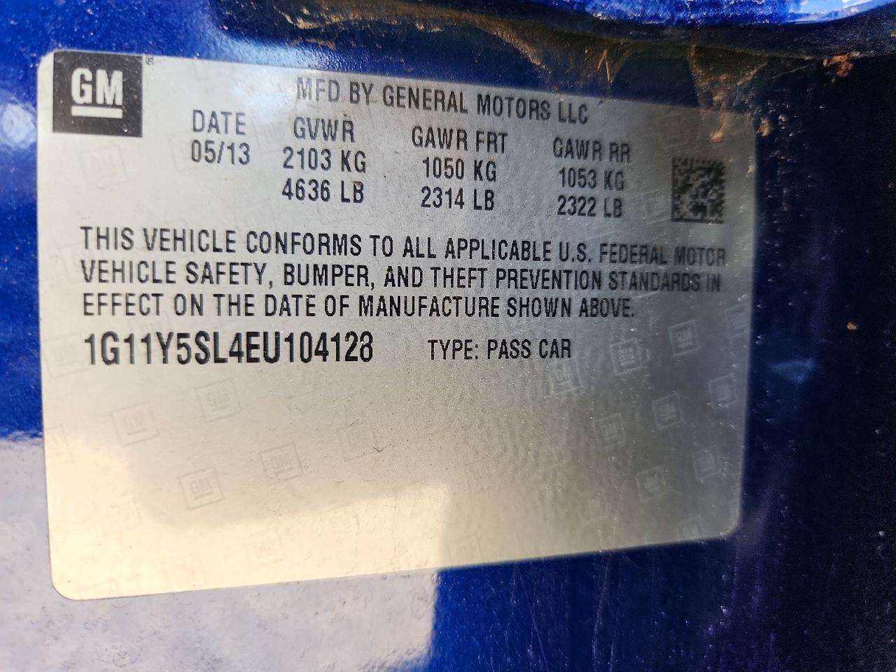 2014 CHEVROLET IMPALA