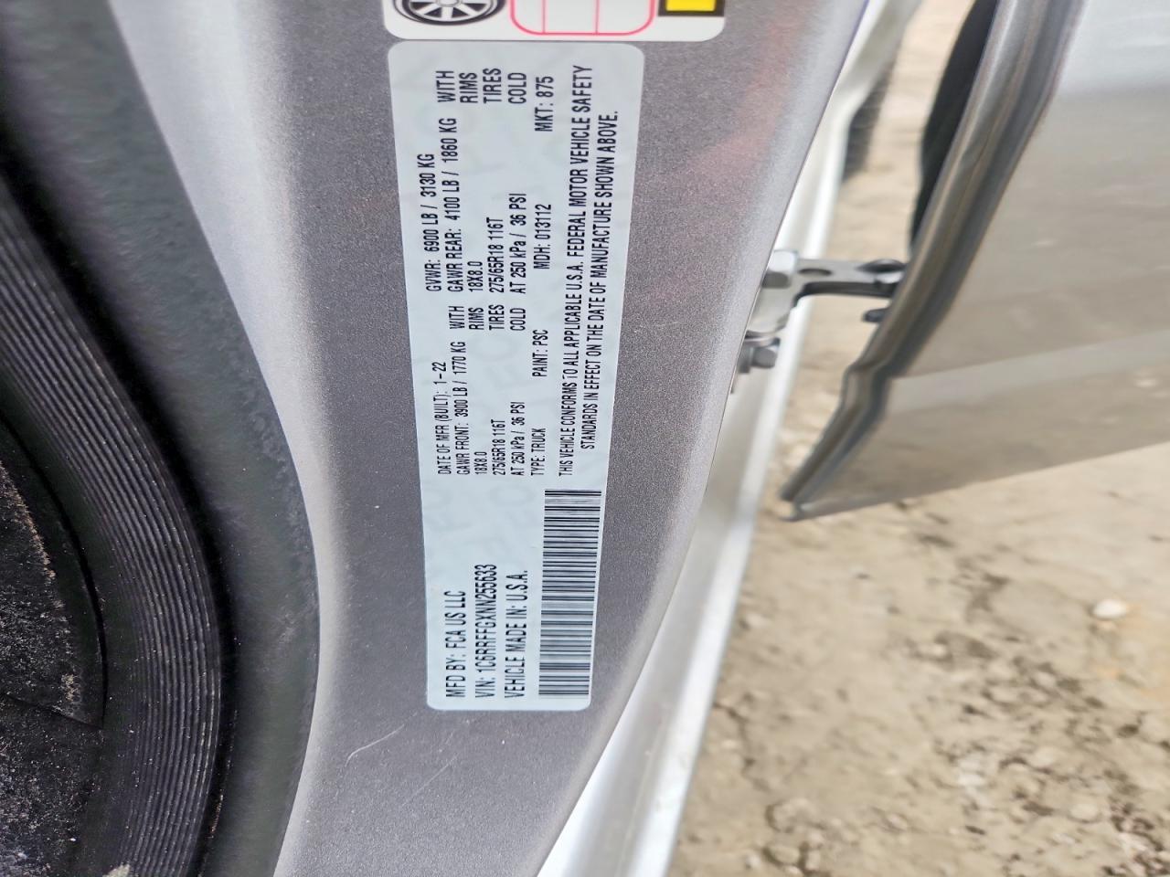 2022 RAM 1500