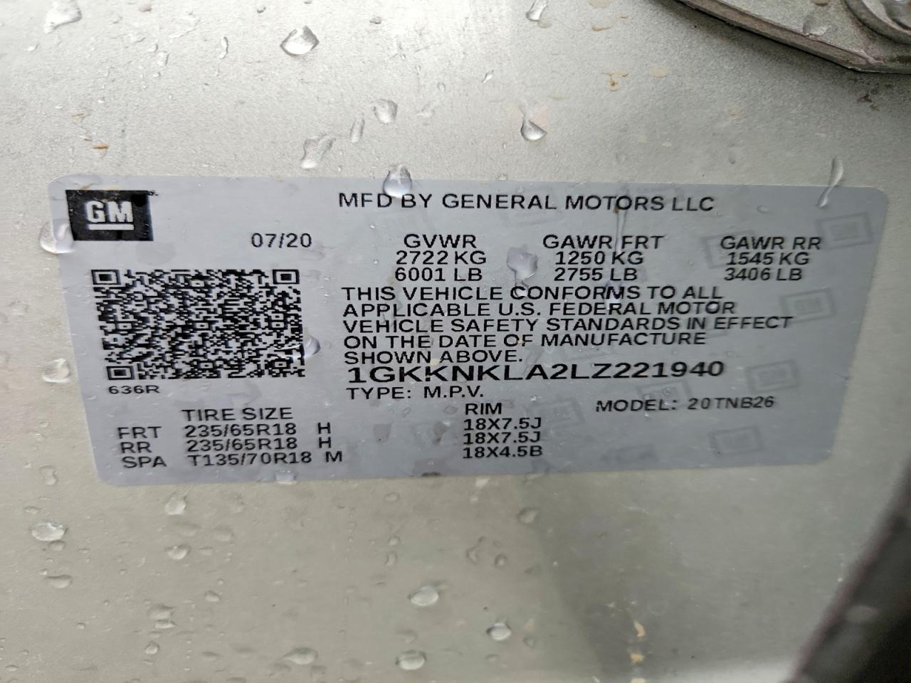 2020 GMC ACADIA