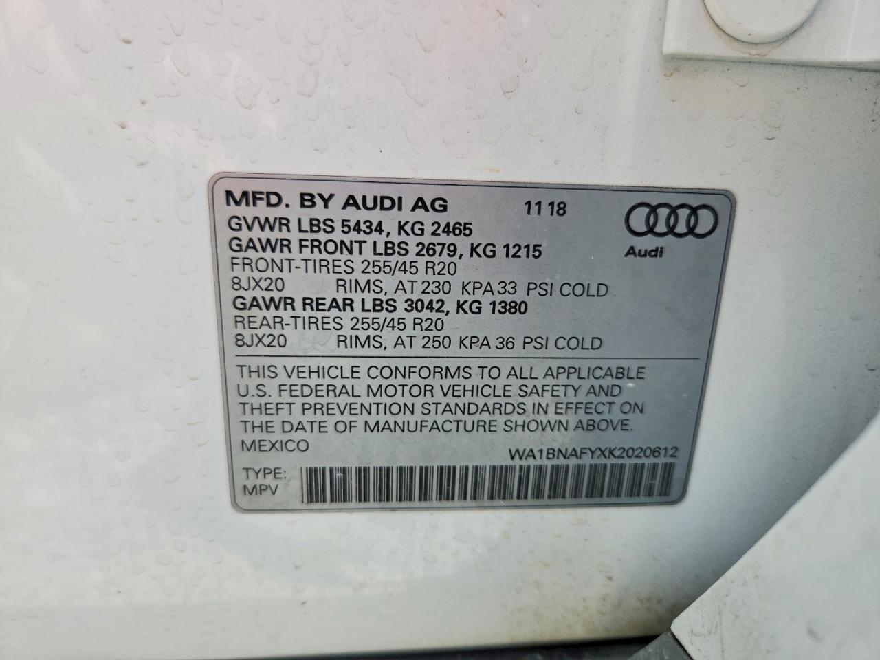 2019 AUDI Q5