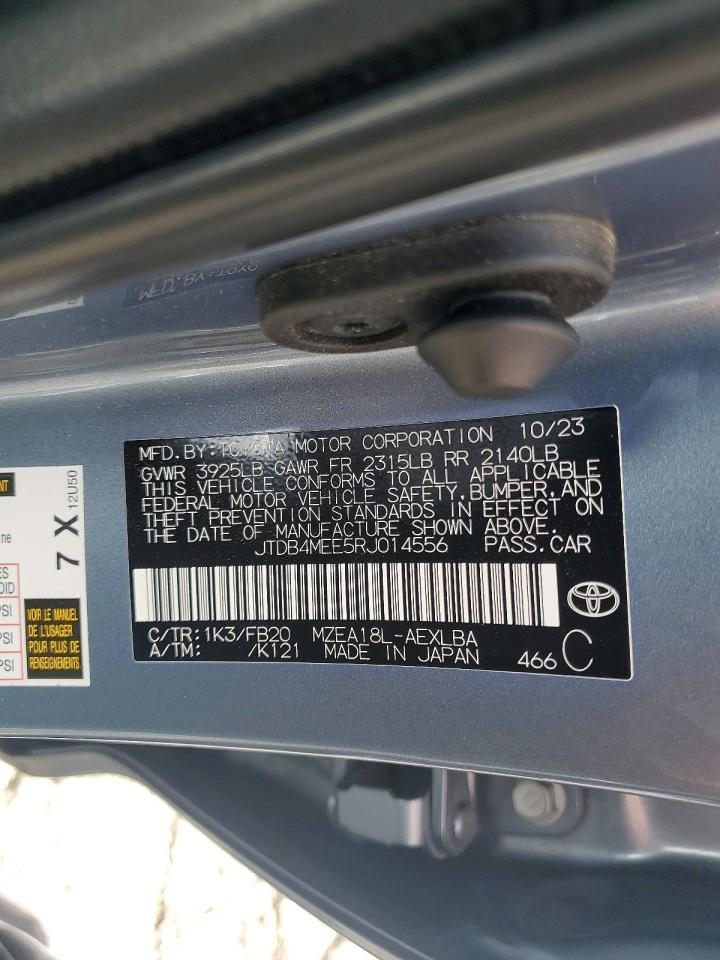 2024 TOYOTA COROLLA