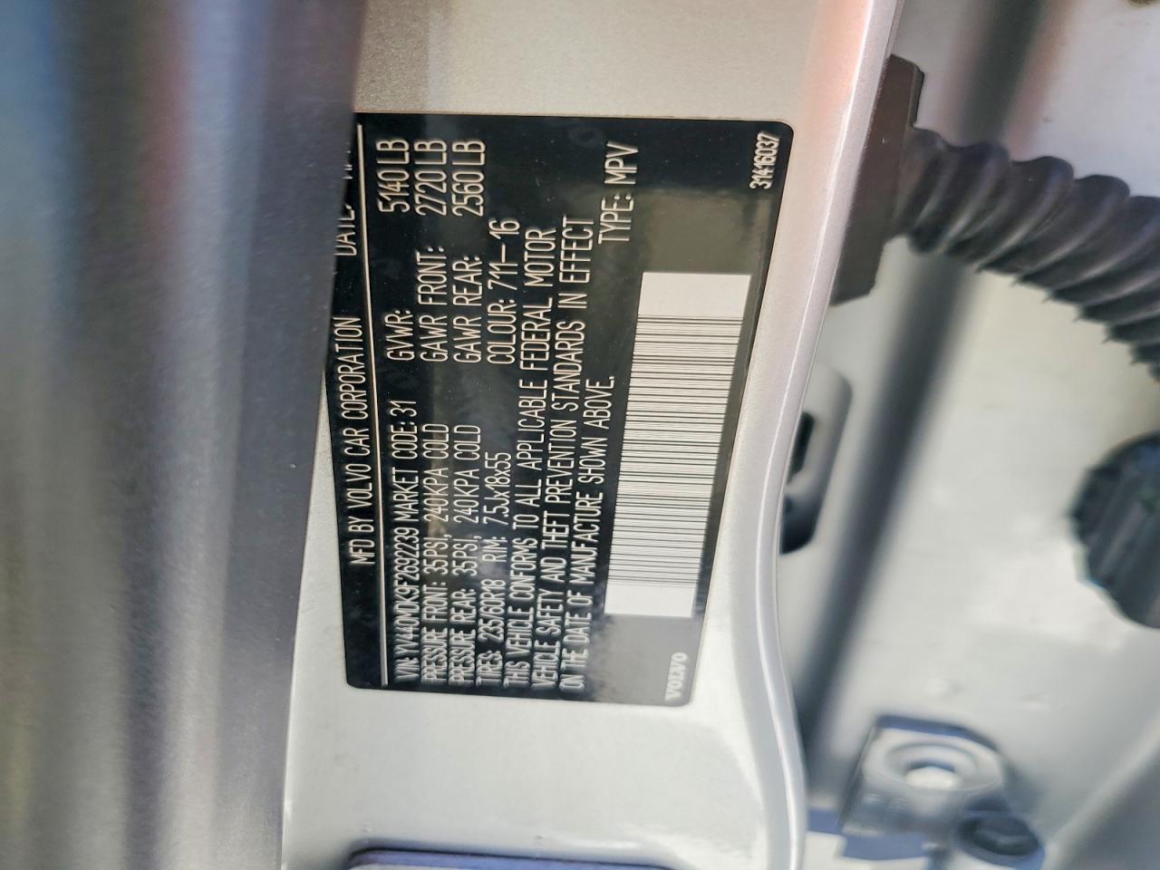 2015 VOLVO XC60