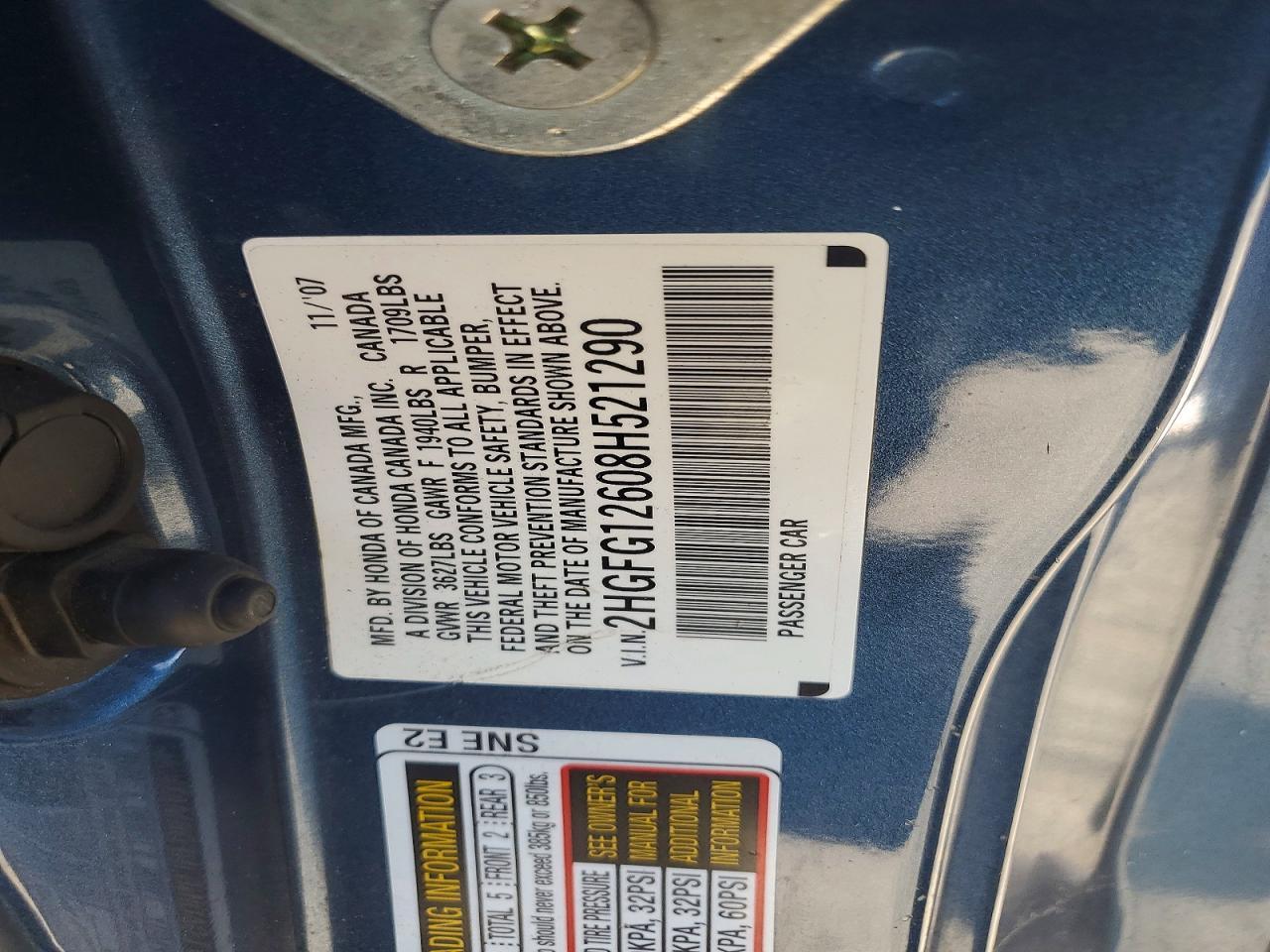 2008 HONDA CIVIC
