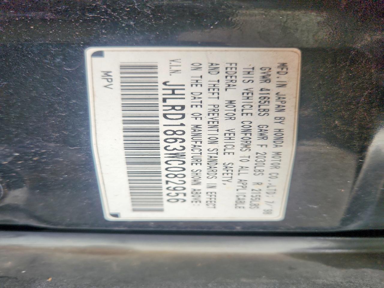 1998 HONDA CR-V