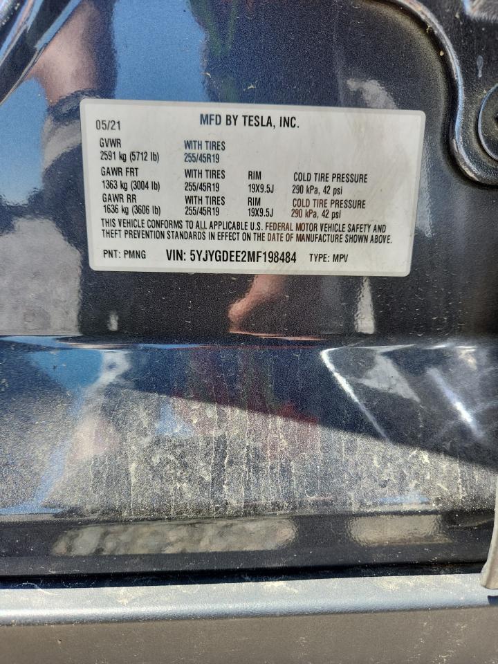 2021 TESLA MODEL Y