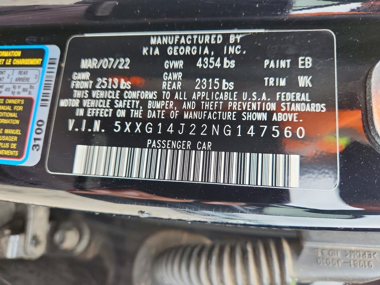 2022 KIA K5