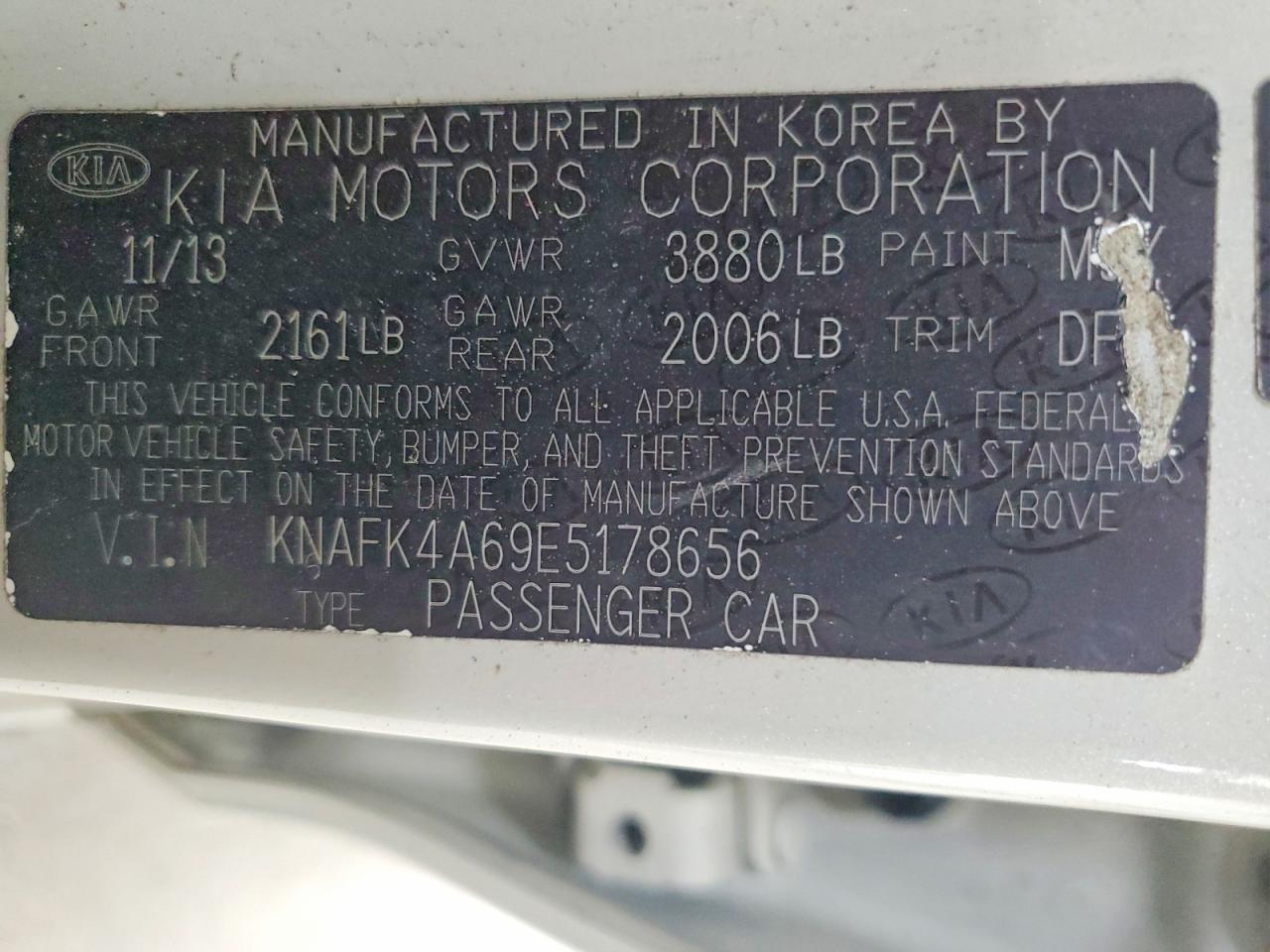 2014 KIA FORTE