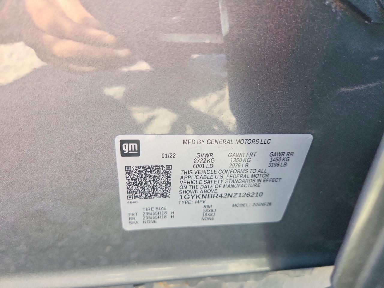 2022 CADILLAC XT5