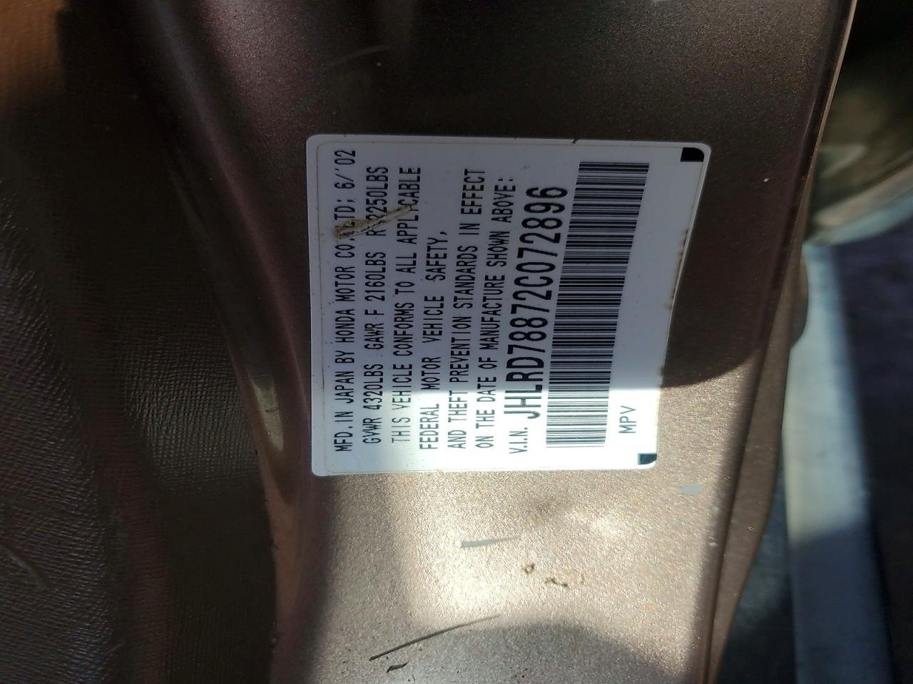 2002 HONDA CR-V