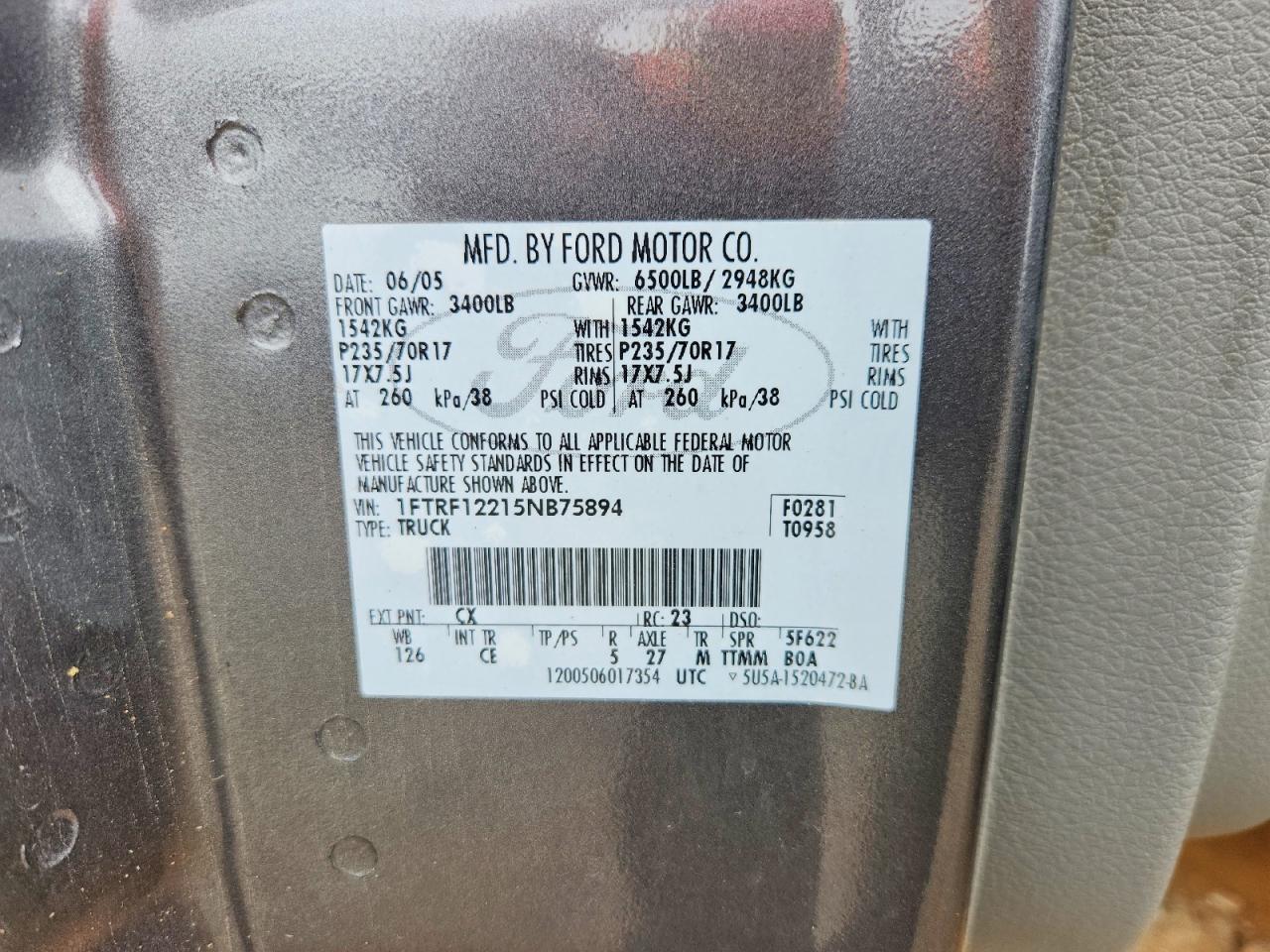 2005 FORD F-150 Lightning