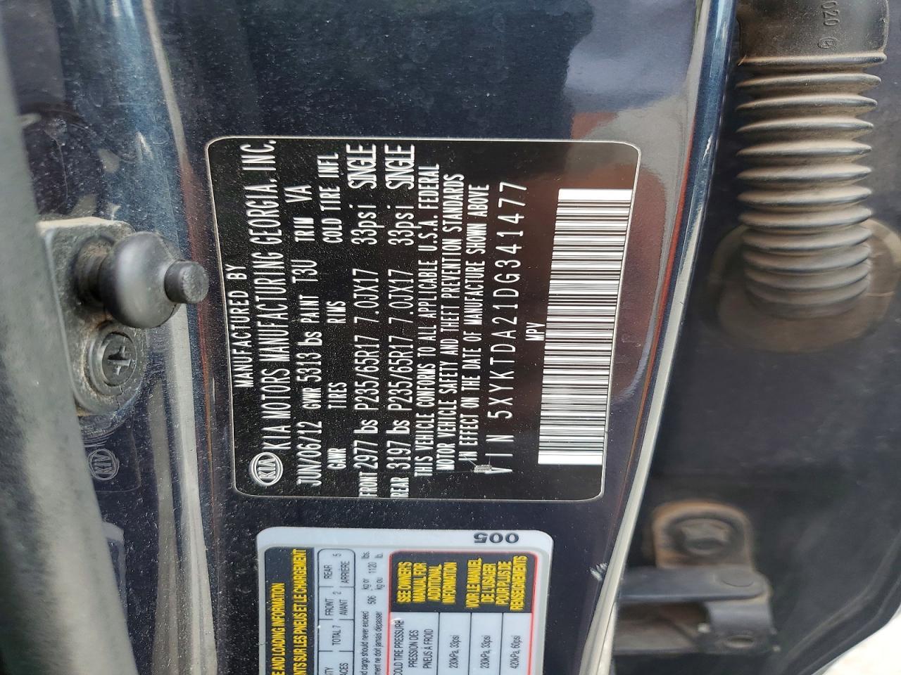 2013 KIA SORENTO